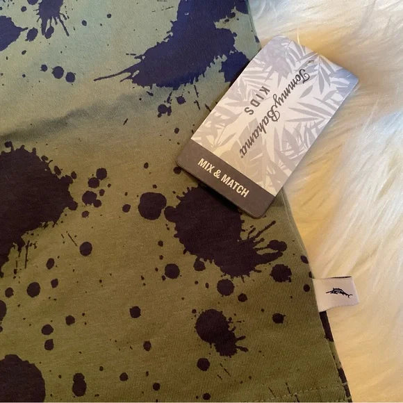 Tommy Bahama Kids Boys Splatter T-Shirt - NWT - Size XS 4 - Picture 4 of 8